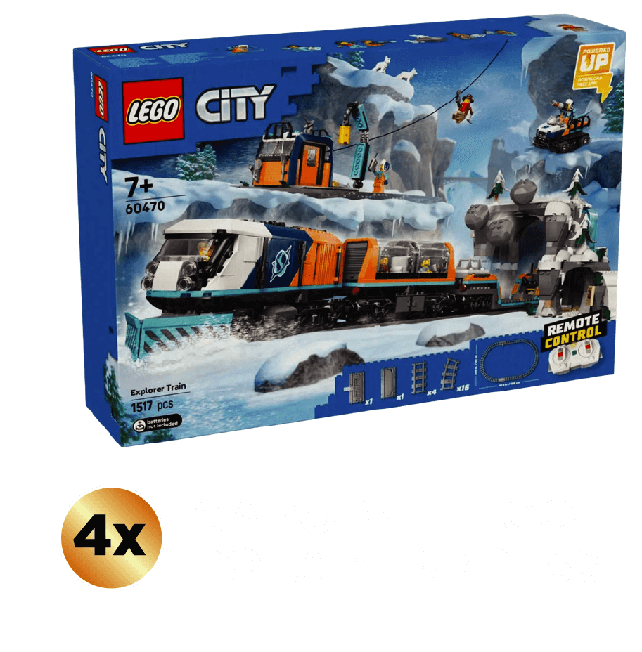 4x LEGO Polar Express